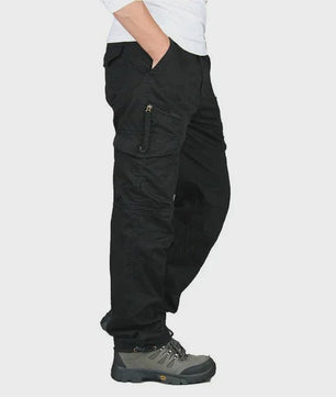Heren Cargo Broek - Comfortabele Outdoor & Wandelbroek met Meerdere Zakken