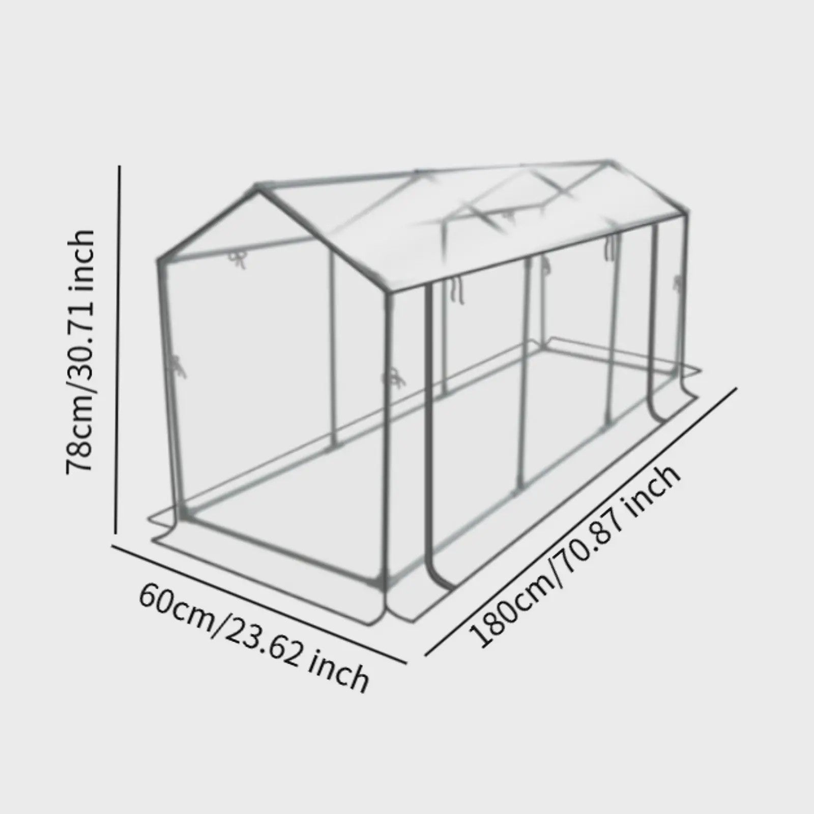 Mini Kas Tent - Eenvoudig Op te Zetten Kweekkas voor Binnen en Buiten