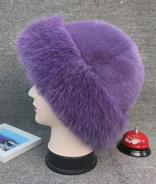 Dikke Pluche Warme Bontmuts voor Dames - Fluffy Winter Muts voor Koude Dagen