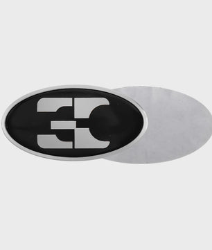 Stuurwiel Embleem Badge Sticker voor KIA Modellen (6.1x3.2cm)