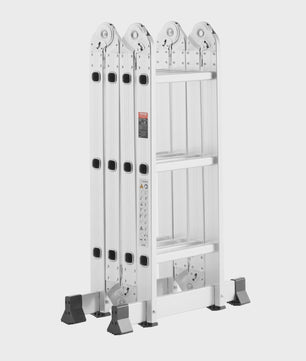 Multifunctionele Vouwladder 7-in-1 - Verstelbaar & Telescopisch voor Huis en Tuin