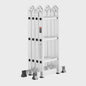 Multifunctionele Vouwladder 7-in-1 - Verstelbaar & Telescopisch voor Huis en Tuin
