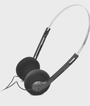Retro 3.5mm Bedrade Koptelefoon - Universeel, Noise Cancelling, Lichtgewicht voor Muziek & Sport