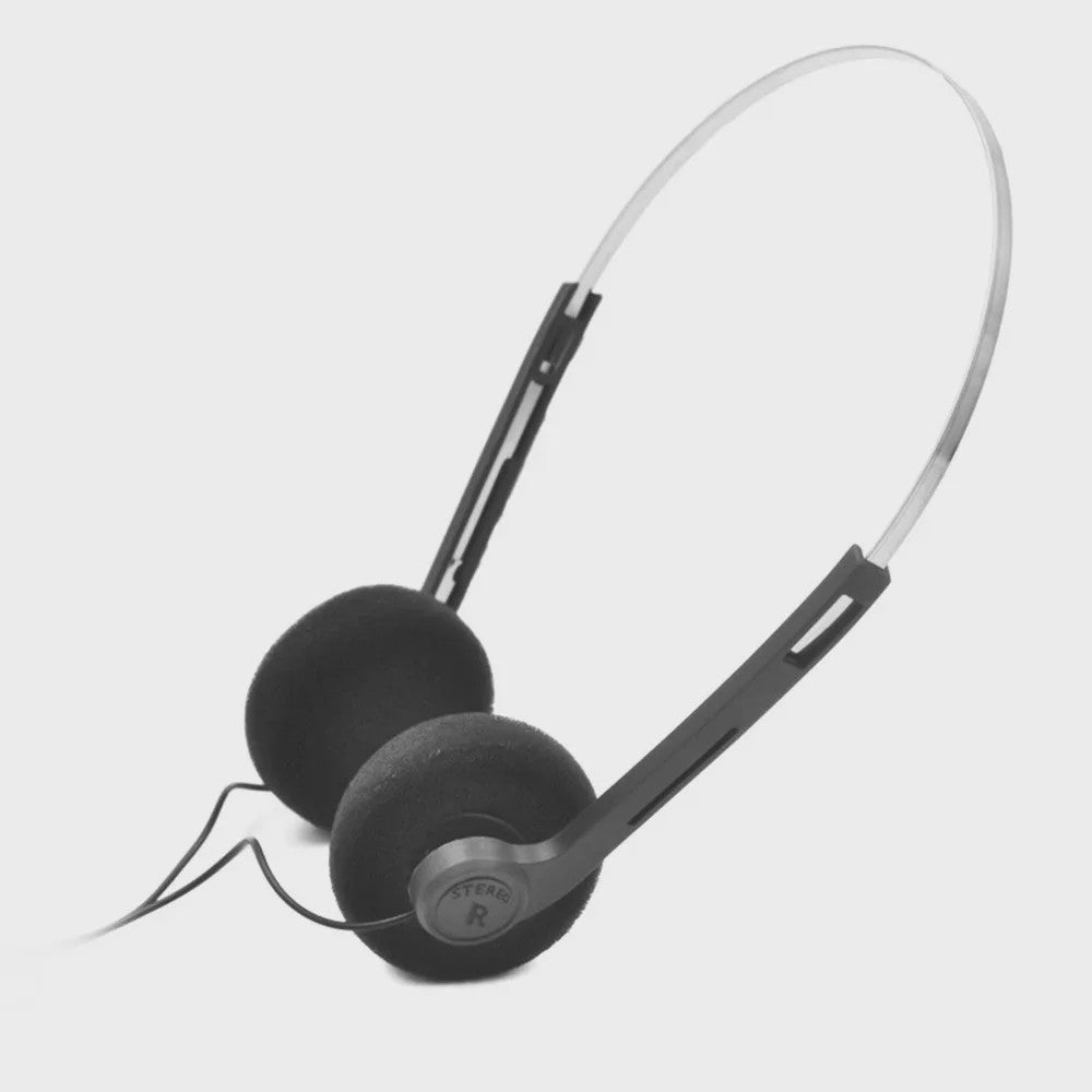Retro 3.5mm Bedrade Koptelefoon - Universeel, Noise Cancelling, Lichtgewicht voor Muziek & Sport