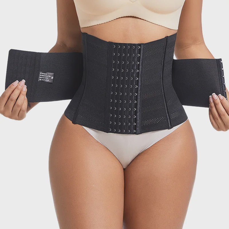 Shapewear Corset Waist Trainer met Dubbele Buikcontrole voor Slanke Taille