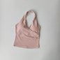 Comfortabele Sport BH met V-hals en Halter Nek - Ademend & Stijlvol
