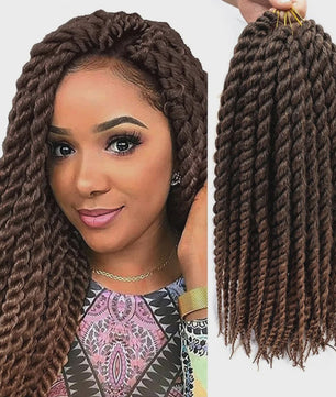 Havana Twist Crochet Haar - 6 Packs Synthetische Krullen voor Senegalese Twists