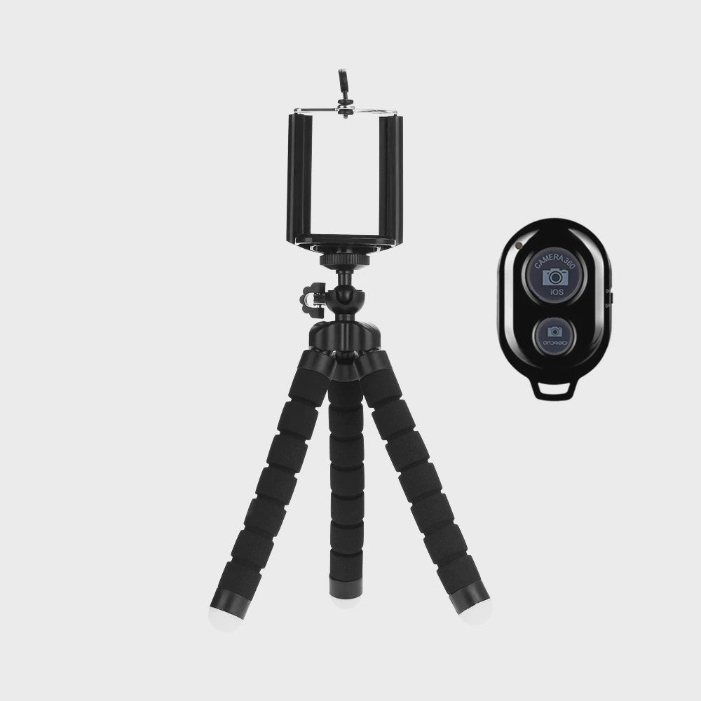 Flexibele Octopus Tripod voor Smartphone & Camera met Afstandsbediening