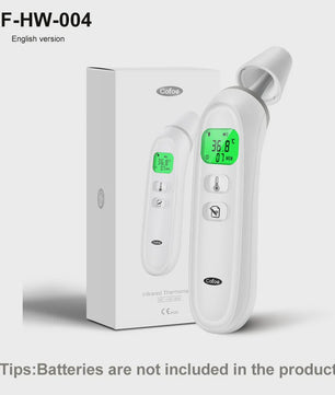 Cofoe Digitale Infrarood Thermometer: Contactloos Meten voor Lichaam, Oor & Objecten