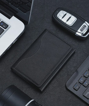 Magnetische Kaarthouder voor iPhone - PU Leer, Magsafe Compatibel