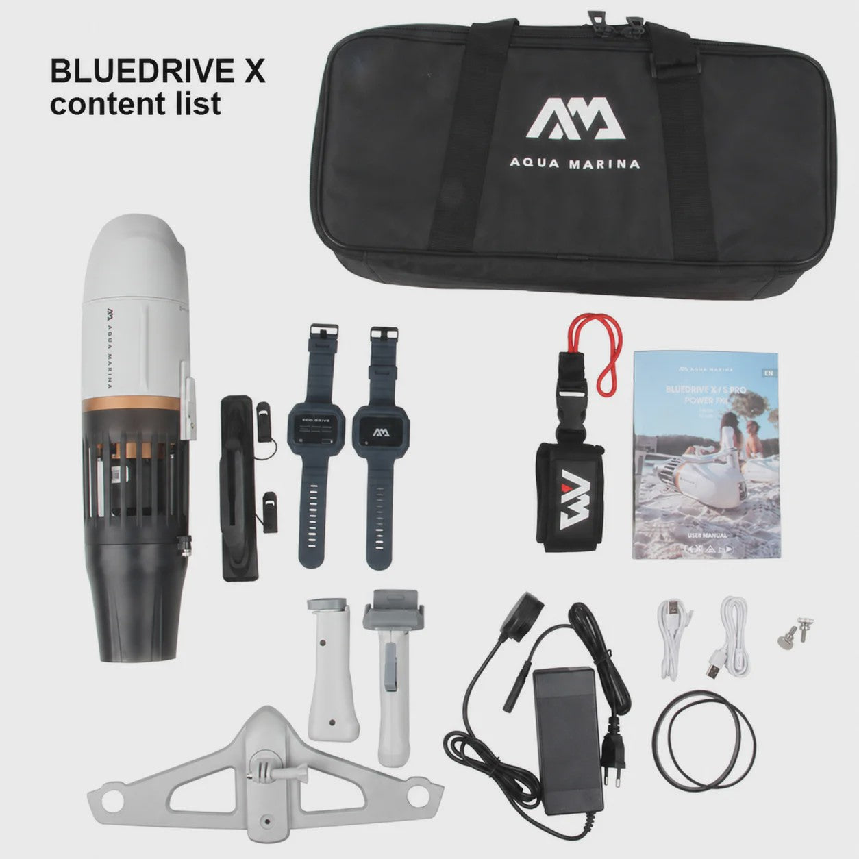 Aqua Marina BlueDrive X/X PRO Elektrische Onderwater Scooter - Krachtige Waterpropeller voor Duiken, SUP & Kajak