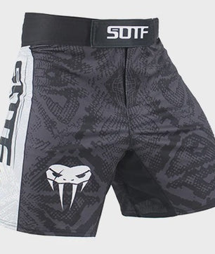 SOTF MMA Shorts met Tijgerprint en Slangenhuid Patroon - Kickboksen & Muay Thai