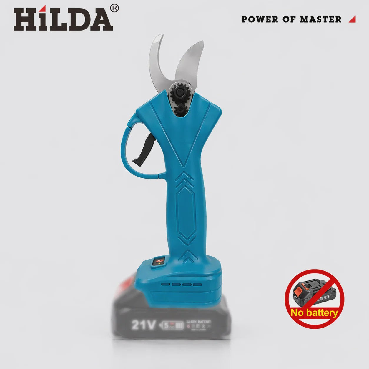 HILDA Elektrische Snoeischaar - Krachtig Snoeigereedschap voor Tuin en Boomverzorging