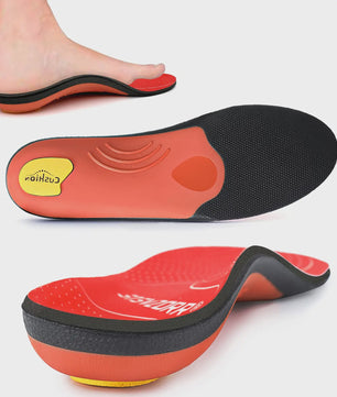 Orthopedische Steunzolen voor Platte Voeten, Hielpijn & Plantaire Fasciitis - Unisex Schoen Inlegzolen