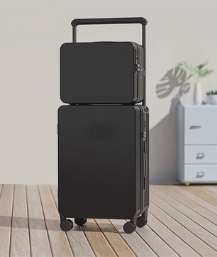 Luxe Koffer Set met USB, Bekerhouder & TSA-slot - 360° Wielen, PC+ABS