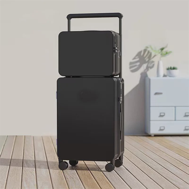 Luxe Koffer Set met USB, Bekerhouder & TSA-slot - 360° Wielen, PC+ABS