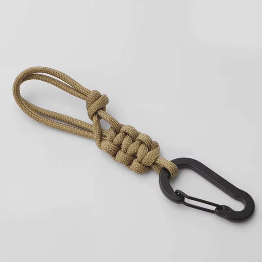 Multifunctionele Outdoor Fleshouder & Sleutelhanger met Karabijnhaak