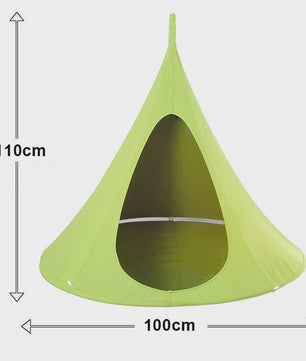 Waterproof Hangmat Dubbele Schommelstoel Cacoon - Binnen & Buiten Gebruik, Incl. Ophangkit