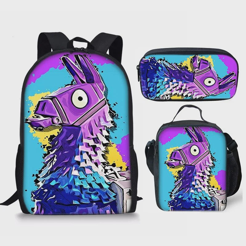 Fortnite Schooltas Set: Rugzak, Pennenhouder & Lunchtas voor Kinderen