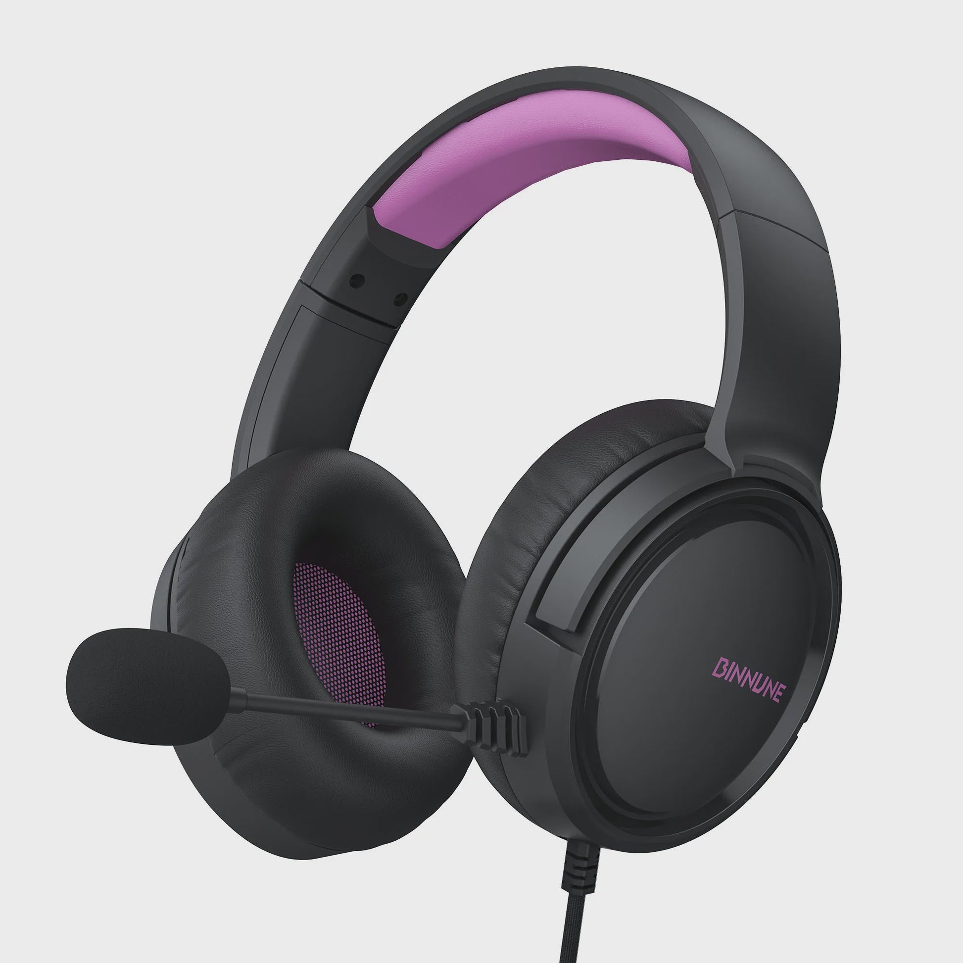 BINNUNE BG02 Gaming Headset met Microfoon - Bedraad, Compatibel met PS4, PS5, Xbox, PC & Switch