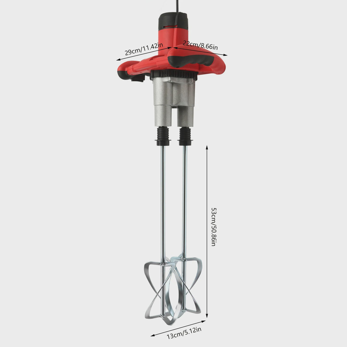 Krachtige 1800W Verf- en Mortelmixer met 2 Snelheden