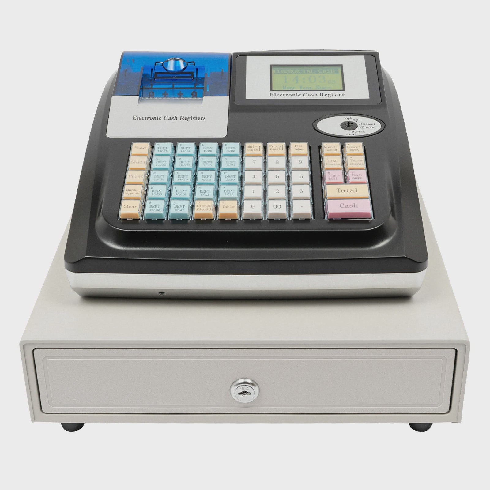 Elektronische Kassaregister met 48 Toetsen en LED Display - Ideaal voor Horeca & Winkels