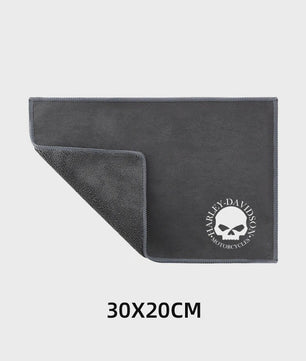 Set van 2 Harley Davidson Microvezel Doeken - Soft Drying Cloth voor Auto & Motor