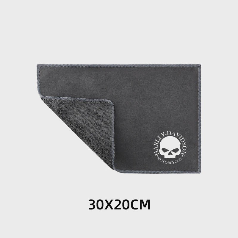 Set van 2 Harley Davidson Microvezel Doeken - Soft Drying Cloth voor Auto & Motor