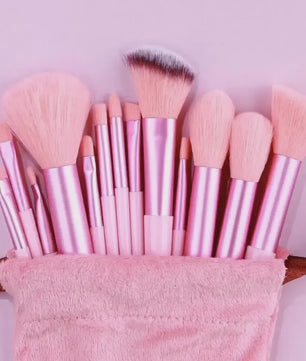 Professionele Make-up Kwasten Set: Zachte Kabuki & Blending Penselen voor Foundation, Poeder, Oogschaduw - Beauty Tools Kit
