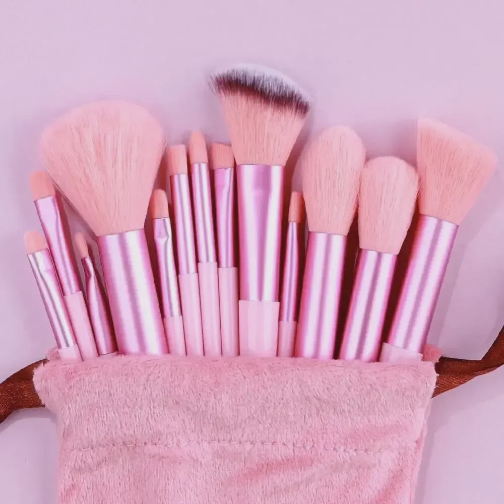 Professionele Make-up Kwasten Set: Zachte Kabuki & Blending Penselen voor Foundation, Poeder, Oogschaduw - Beauty Tools Kit
