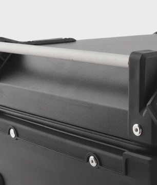 Universele 45L Motor Topkoffer Aluminium - Waterdicht, afsluitbaar met rugsteun