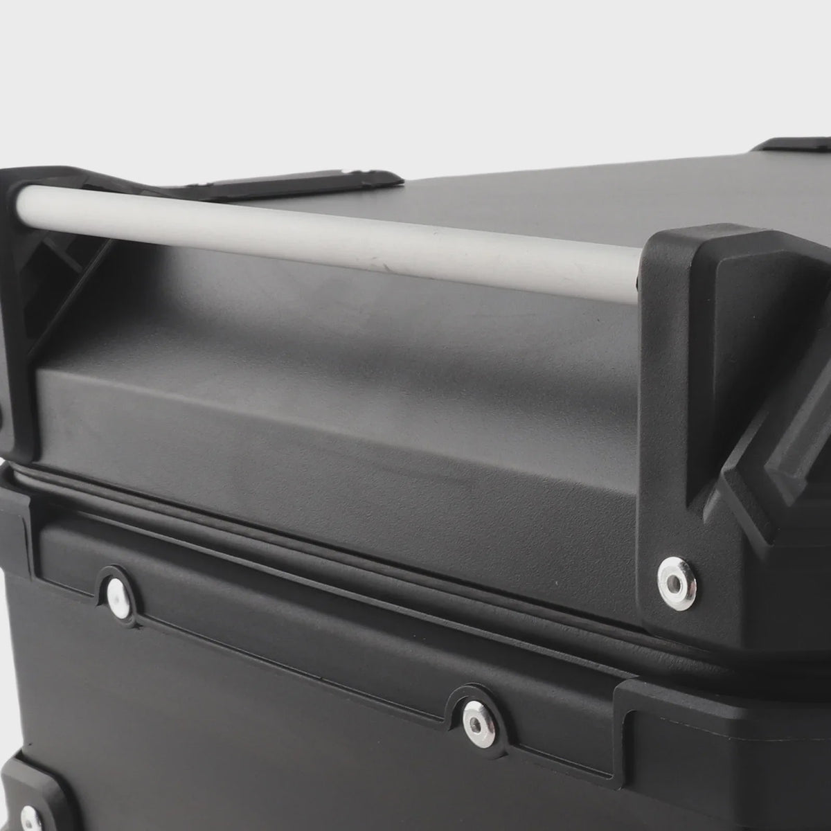 Universele 45L Motor Topkoffer Aluminium - Waterdicht, afsluitbaar met rugsteun