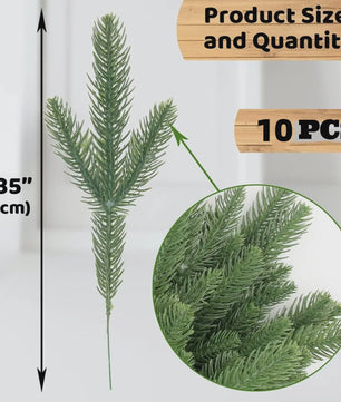 Kunstkerstkrans Norfolk Den: Luxe Groene Slinger voor Deur, Muur & Tafel - Kerstdecoratie