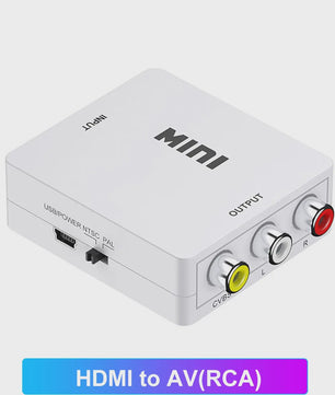 Universele HDMI AV RCA & VGA Converter Adapter | 1080p Ondersteuning
