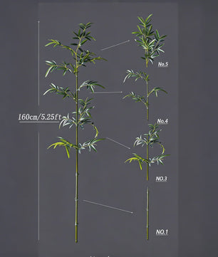 Grote Kunst Bamboe Plant 160-270cm - Realistische Decoratie voor Huis en Tuin
