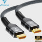 8K HDMI 2.1 Kabel - Ultra High Speed 48Gbps, 4K@120Hz, HDR voor PS5, PC, TV