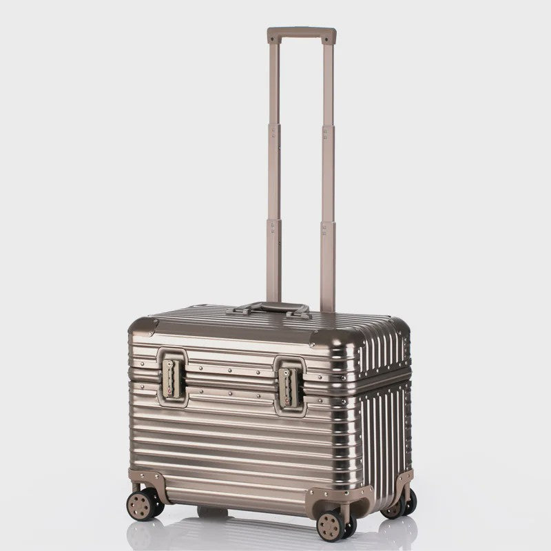 Luxe Aluminium Trolley Koffer 18/20 Inch - Handbagage, Lichtgewicht & Stijlvol