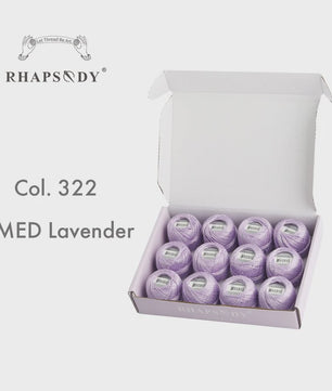 Rhapsody Pearl Cotton Garen Set - Maat 8 - 12 Bollen voor Haken, Borduren & Knutselen