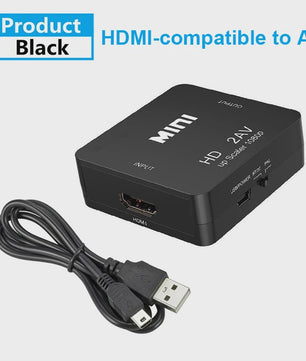 Mini HDMI naar RCA Converter met Audio/Video Output - 1080P Upscaler