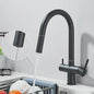 Keukenmengkraan met Uittrekbare Douchekop en Waterfilter - Goudkleurig