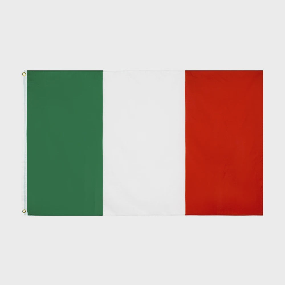 Italiaanse Vlag 90x150cm - Polyester - Groen Wit Rood - Feest & Decoratie