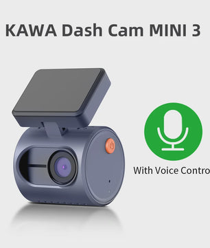 KAWA MINI 3 Dashcam: 2K QHD, Spraakbesturing, WiFi & Nachtzicht