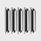 Set van 5 RVS Gebak Hoorns - Voor Croissants, Gebak & Dessert