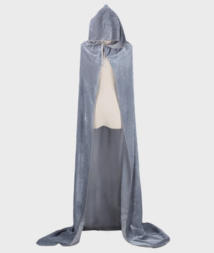 Luxe Fluwelen Cape met Capuchon - Middeleeuws, Heks, Vampier, Halloween & Cosplay Kostuum