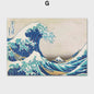 Vintage Japanse Muurdecoratie Canvas: Hokusai Golven, Fuji & Geisha Kunst