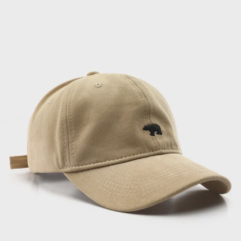 Unisex Katoenen Baseballpet met IJsbeer Embroidery - Zomer & Casual Stijl