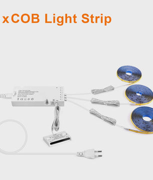 Slimme COB LED Strip met Dubbele Deursensor - Automatisch Aan/Uit bij Openen/Sluiten