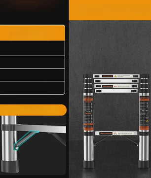 Telescopische Ladder RVS - 1.9m/2.7m/3.5m - Veilig & Multifunctioneel