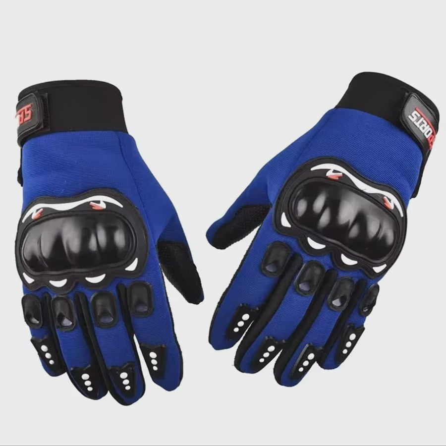 Motorhandschoenen Volledig Vingerbeschermend Ademend voor Motorrijden, Fietsen & Outdoor Sport