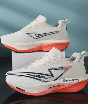 Unisex Hardloopschoenen met Carbon Board: Lichtgewicht, Ademend & Comfortabel voor Marathonlopers